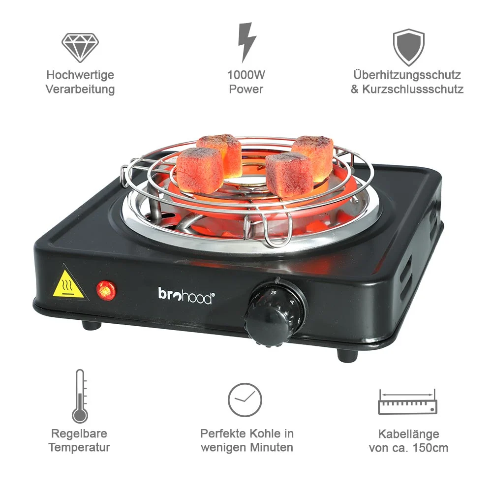 Brohood Kohleanzünder Firetwister 1000W