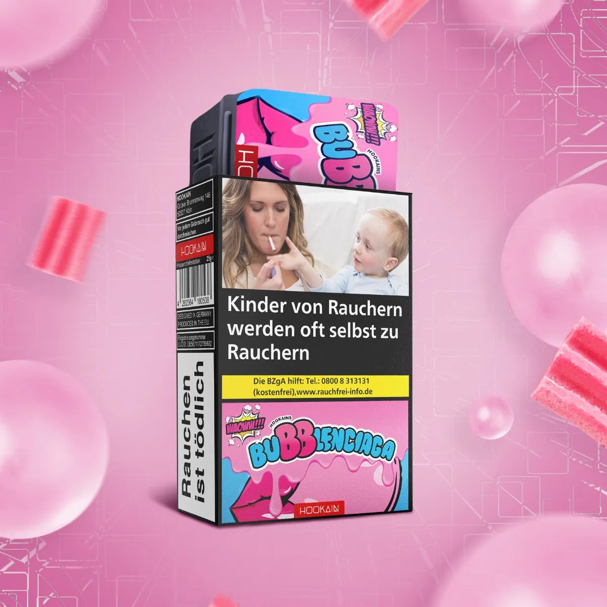 Hookain Tabak 25g Bubbleciaga Hookain Tabak 25g