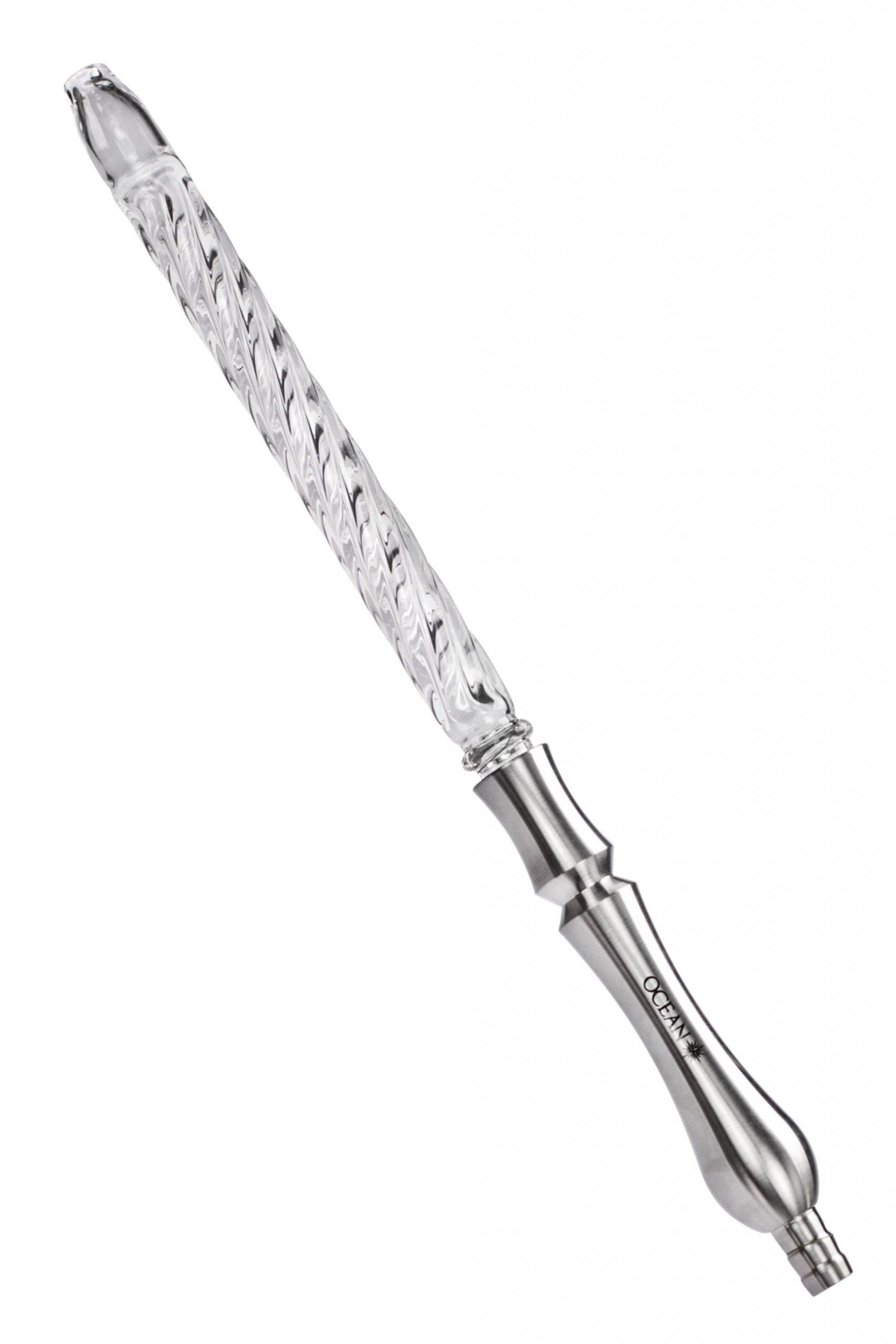 Ocean Hookah Fusion X Twisted Mundstück Silber