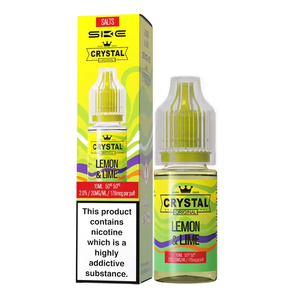 Crystal SKE Nikotinsalz Liquid Lemon & Lime-20mg Crystal SKE Nikotinsalz Liquid Lemon & Lime-20mg
