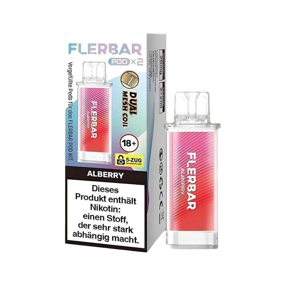 Flerbar Pods 20mg Alberry