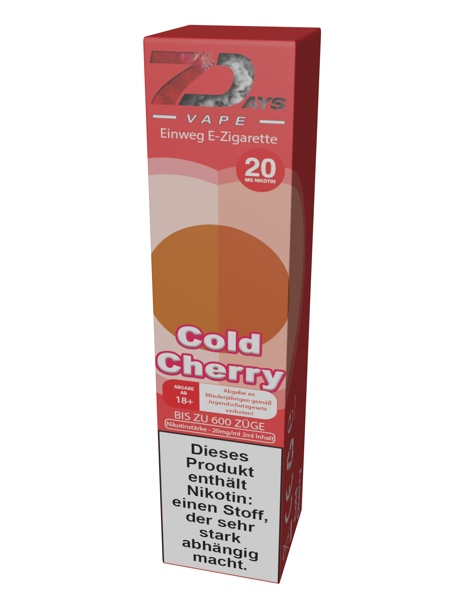 7Days Einweg Vape Cold Cherry 7Days Einweg Vape Cold Cherry