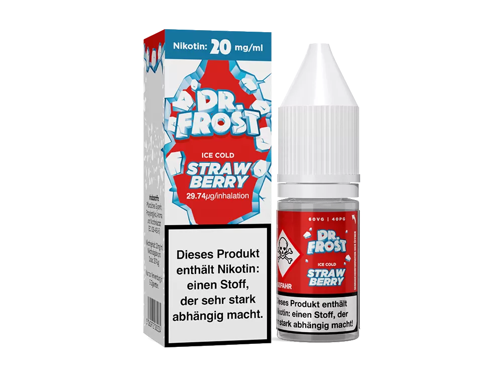 Dr Frost Nikotinsalz 10ml 20mg Strawberry Ice