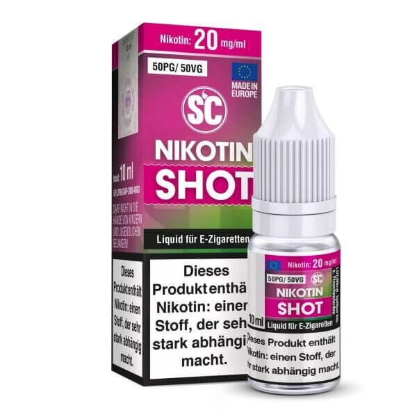 SC Nikotin Shot 10ml 50PG/50VG 20mg
