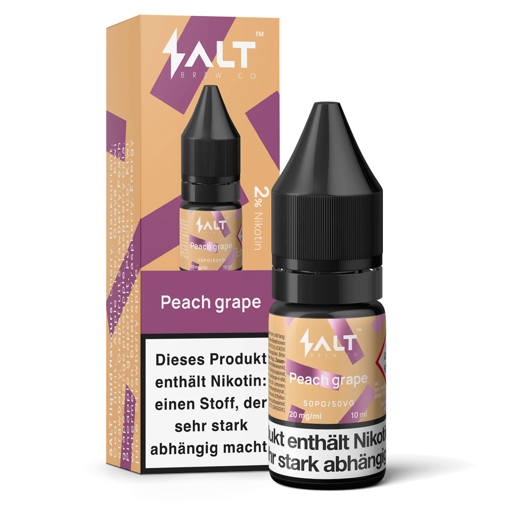 Salt Switch Nikotinsalz Liquid 10ml 20mg Peach Grape