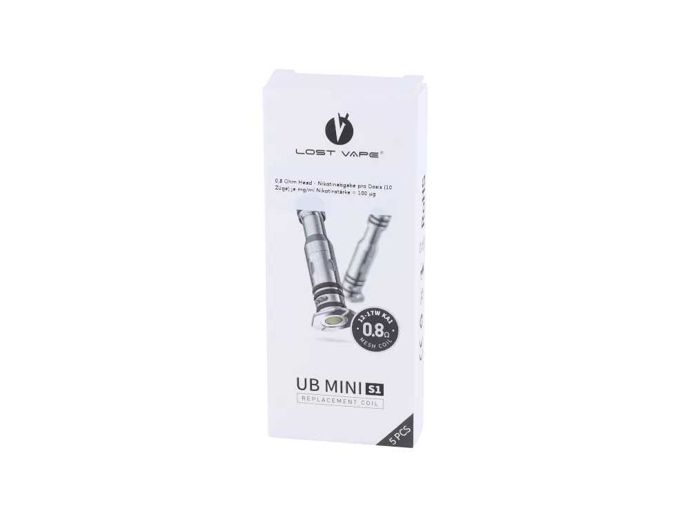 Lost Vape UB Mini Head 0,8 Ohm (5 Stück)