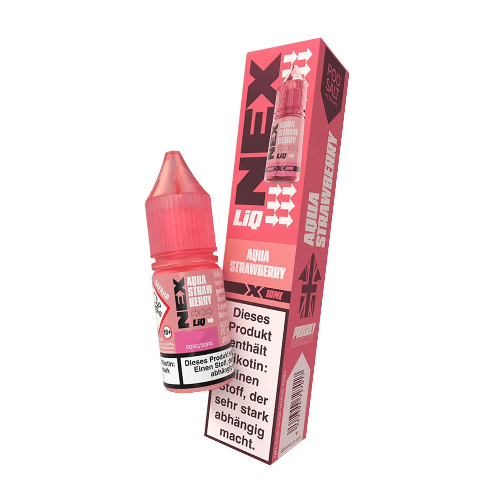 Nexliq Liquid 10 ml Nikotinsalz Aqua Strawberry-20mg