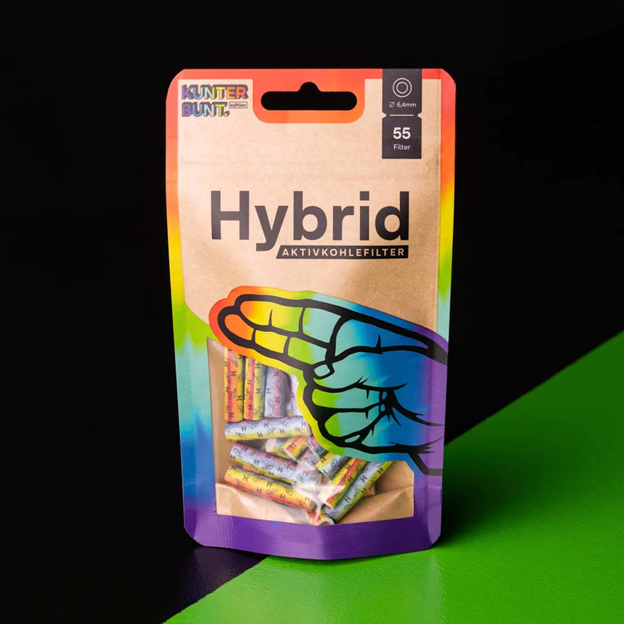 Hybrid Aktivkohlefilter bag 55 Rainbow
