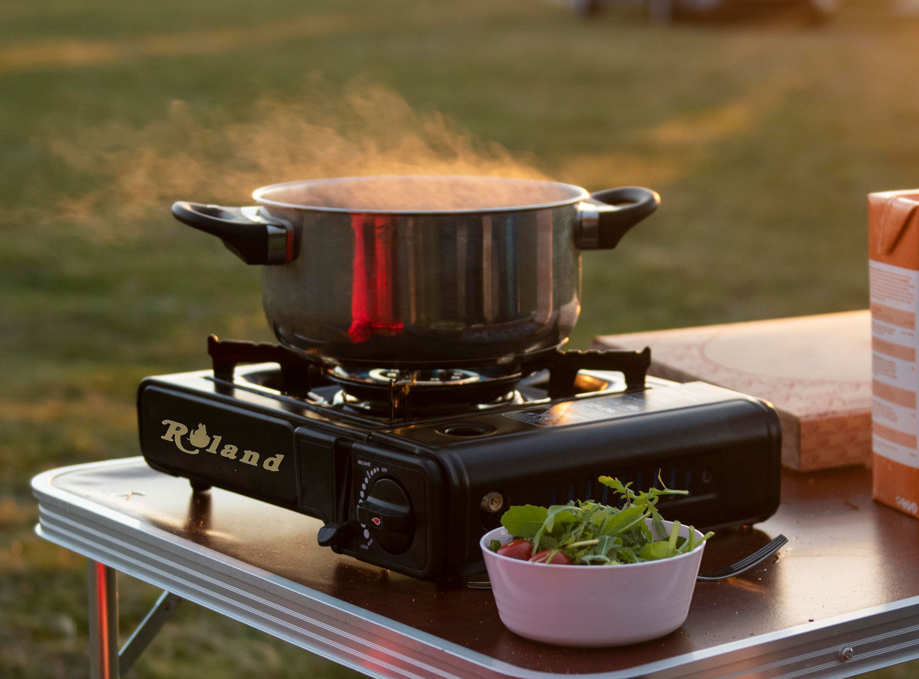 Roland Camping Gaskocher mit Kofer