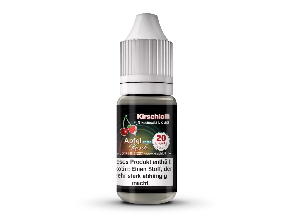 Kirschlolli Nikotinsalz Liquid Apfel Kirsch Ice
