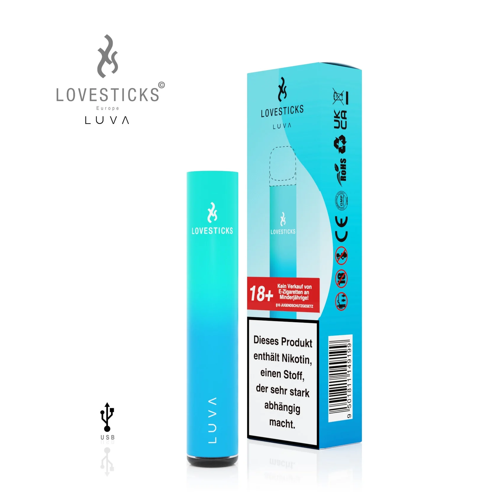Lovesticks Luva Sky Blue Lovesticks Luva Sky Blue