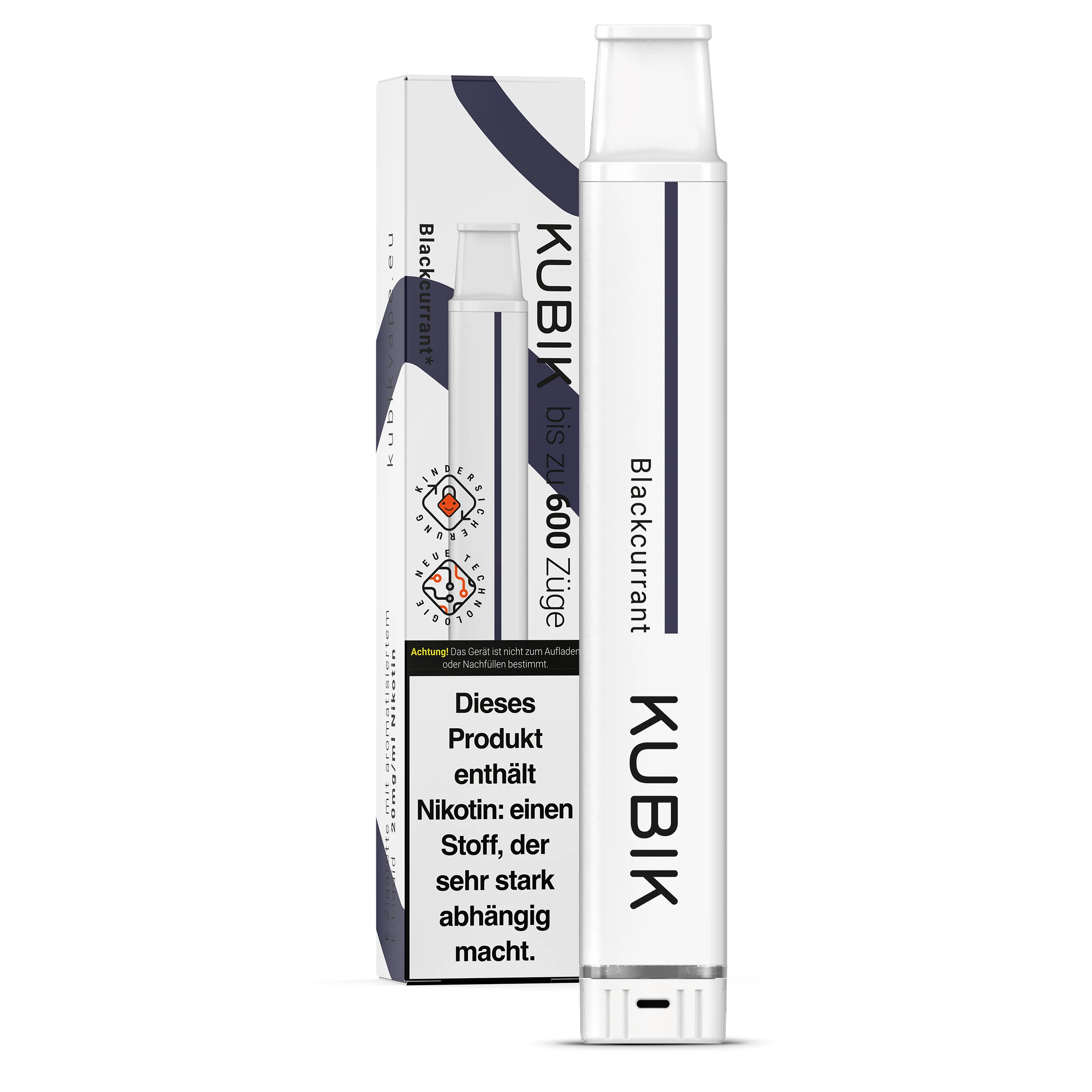 Kubik Einweg Vape 600 Blackcurrant Kubik Einweg Vape 600 Blackcurrant