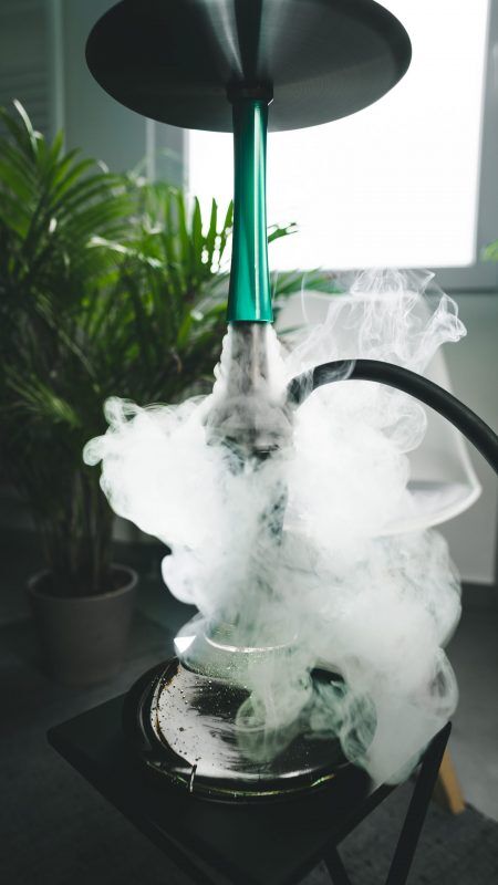 Adina Hookah Impact Black Fog Clear