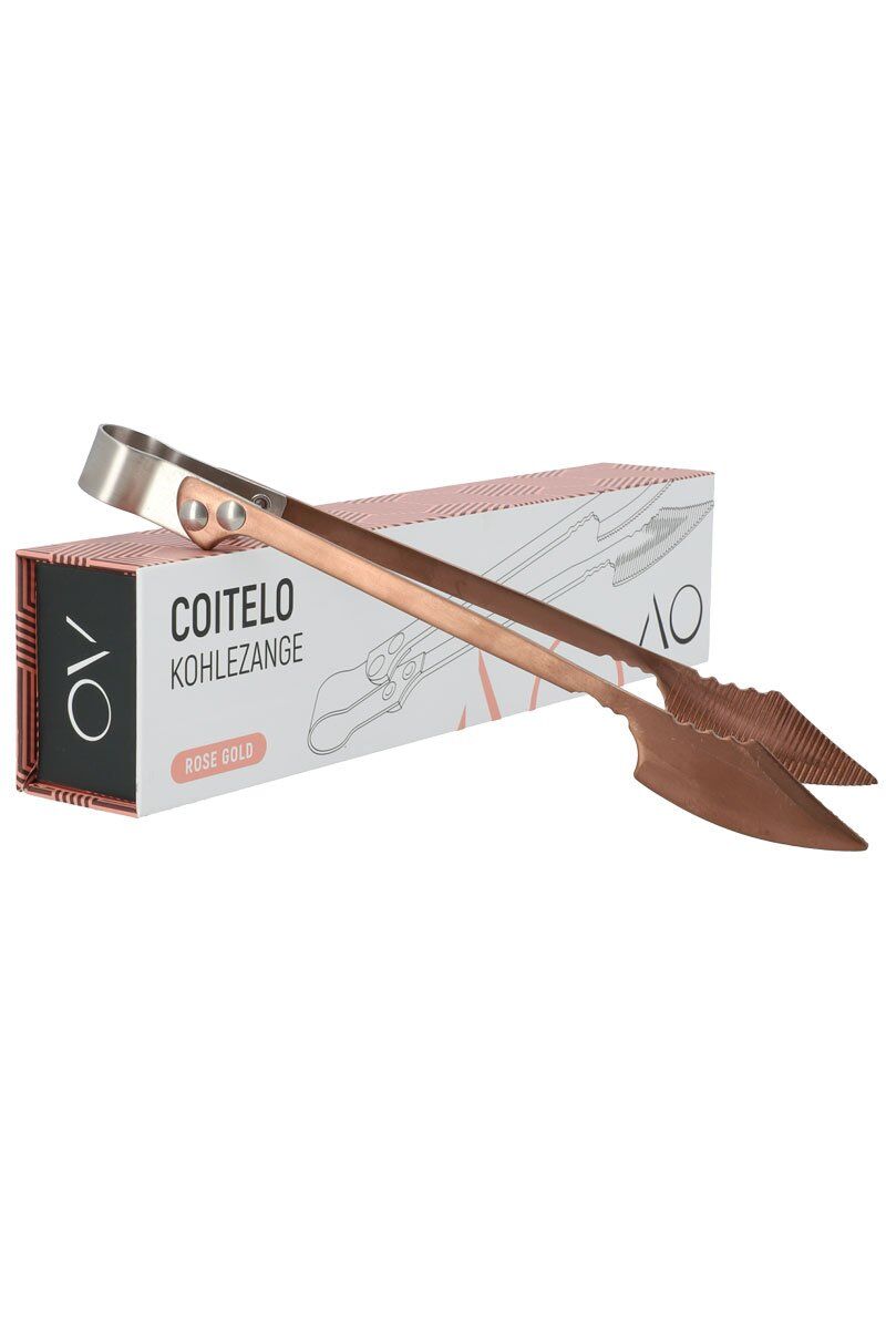 AO Kohlezange Coitelo Edelstahl Rose Gold AO Kohlezange Coitelo Edelstahl Rose Gold