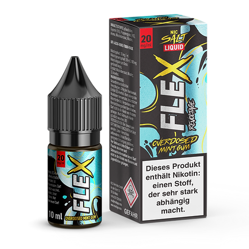 Revoltage Nikotinsalz 10ml Flex Overdosed Mint Gum-20 mg/ml