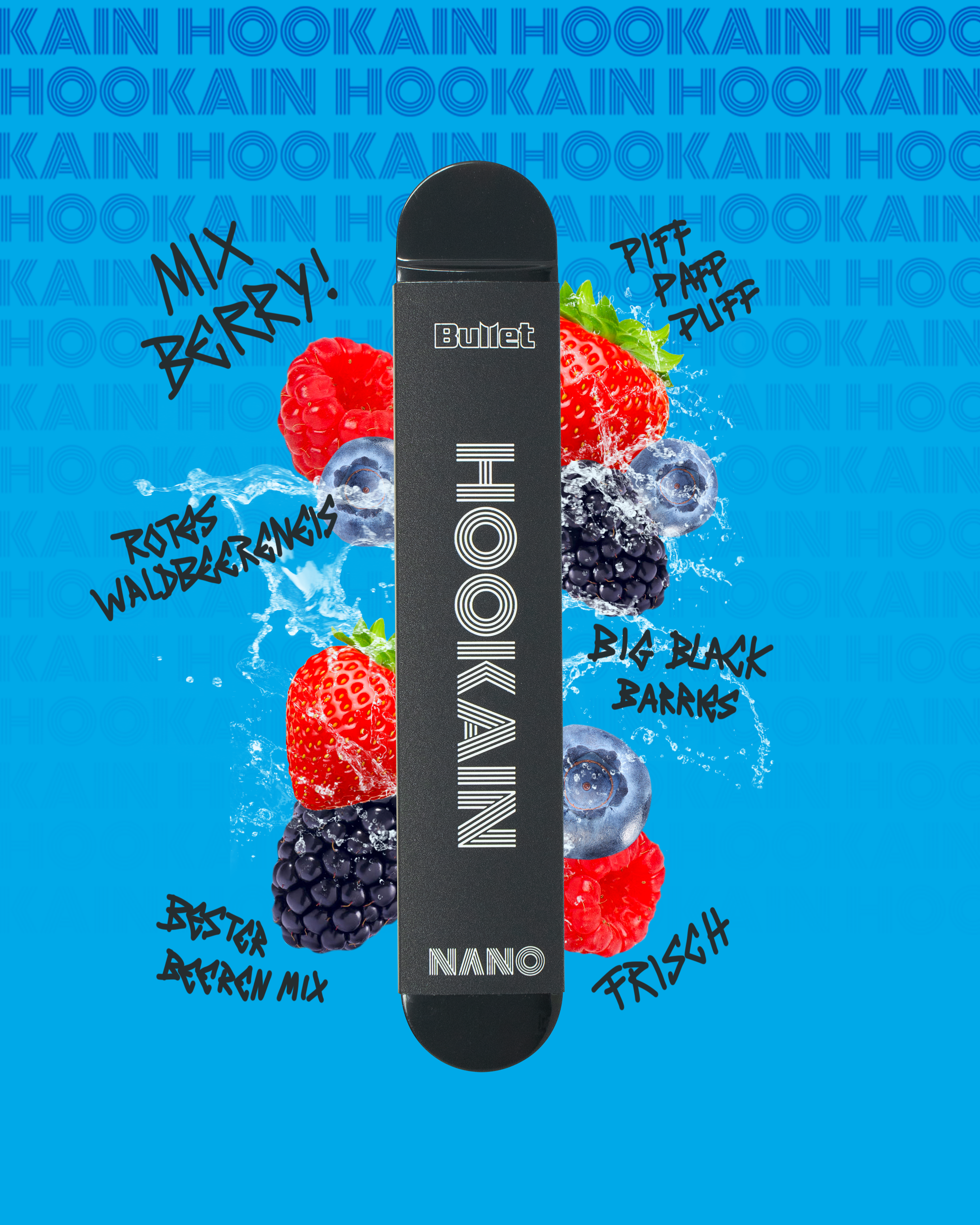 Hookain Nano X Vape Mix Berry