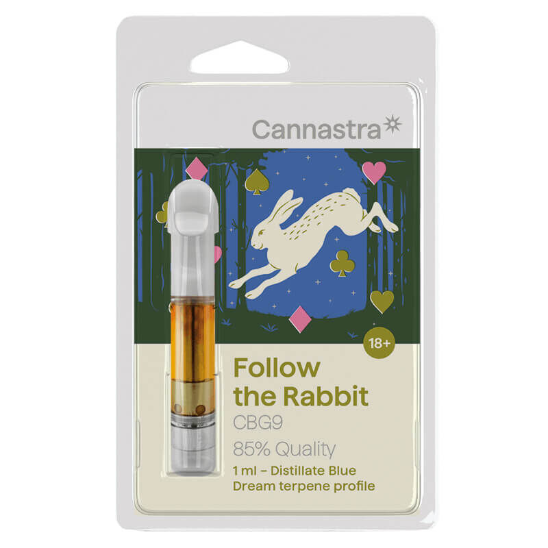 Cannastra Kartuschen 90% 1ml CBG9 Follow The Rabitt (Blue Dream)