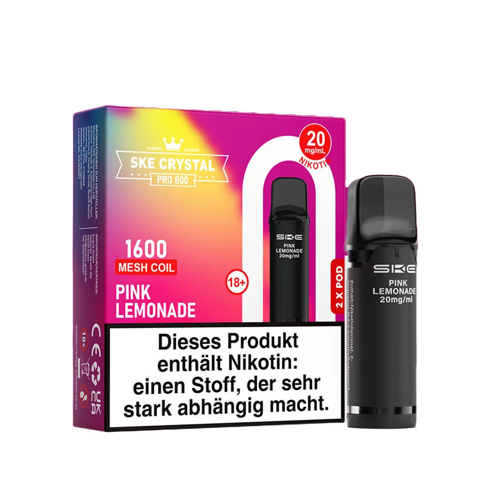 SKE Crystal Pods Pro 800 Pink Lemonade