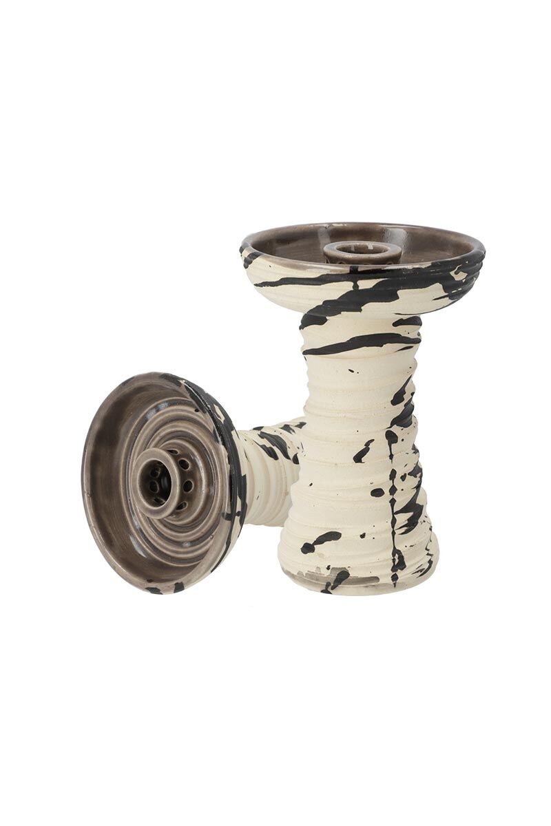 Stone Hookah Phunnel Magnum Brown Dalmatian