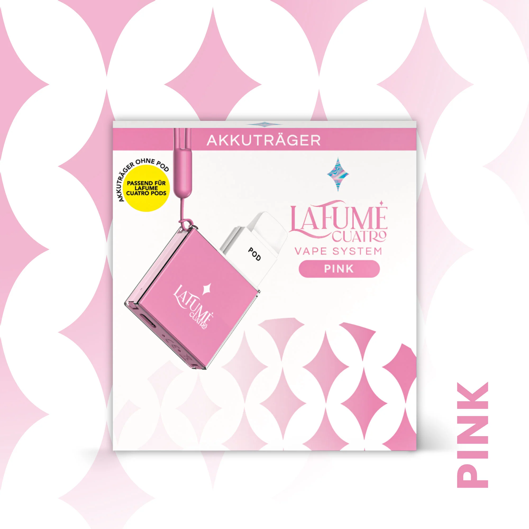 La Fume Cuatro Akkuträger Pink