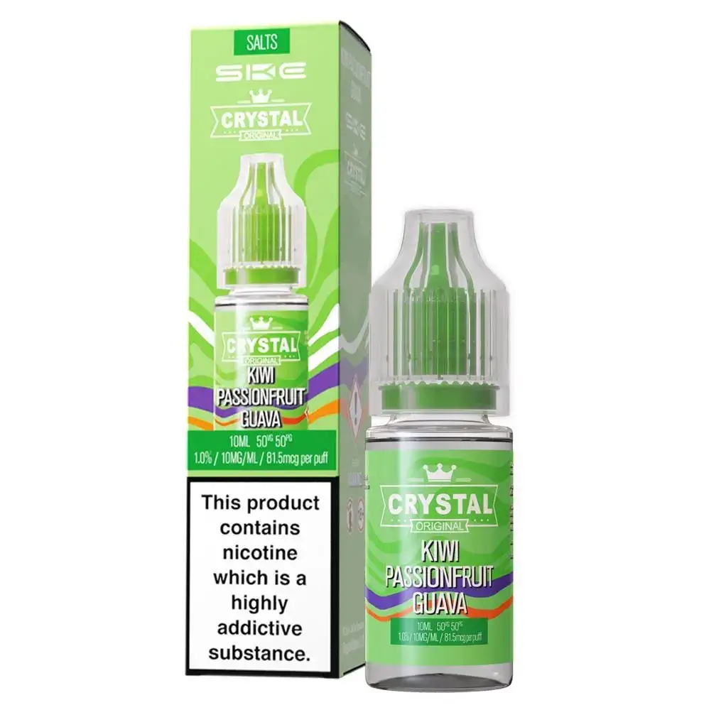 Crystal SKE Nikotinsalz Liquid Kiwi Passionfruit Guave-10mg
