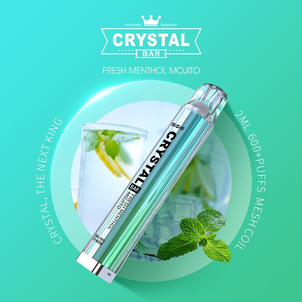 Crystal Bar SKE  600 Fresh Menthol Mojito