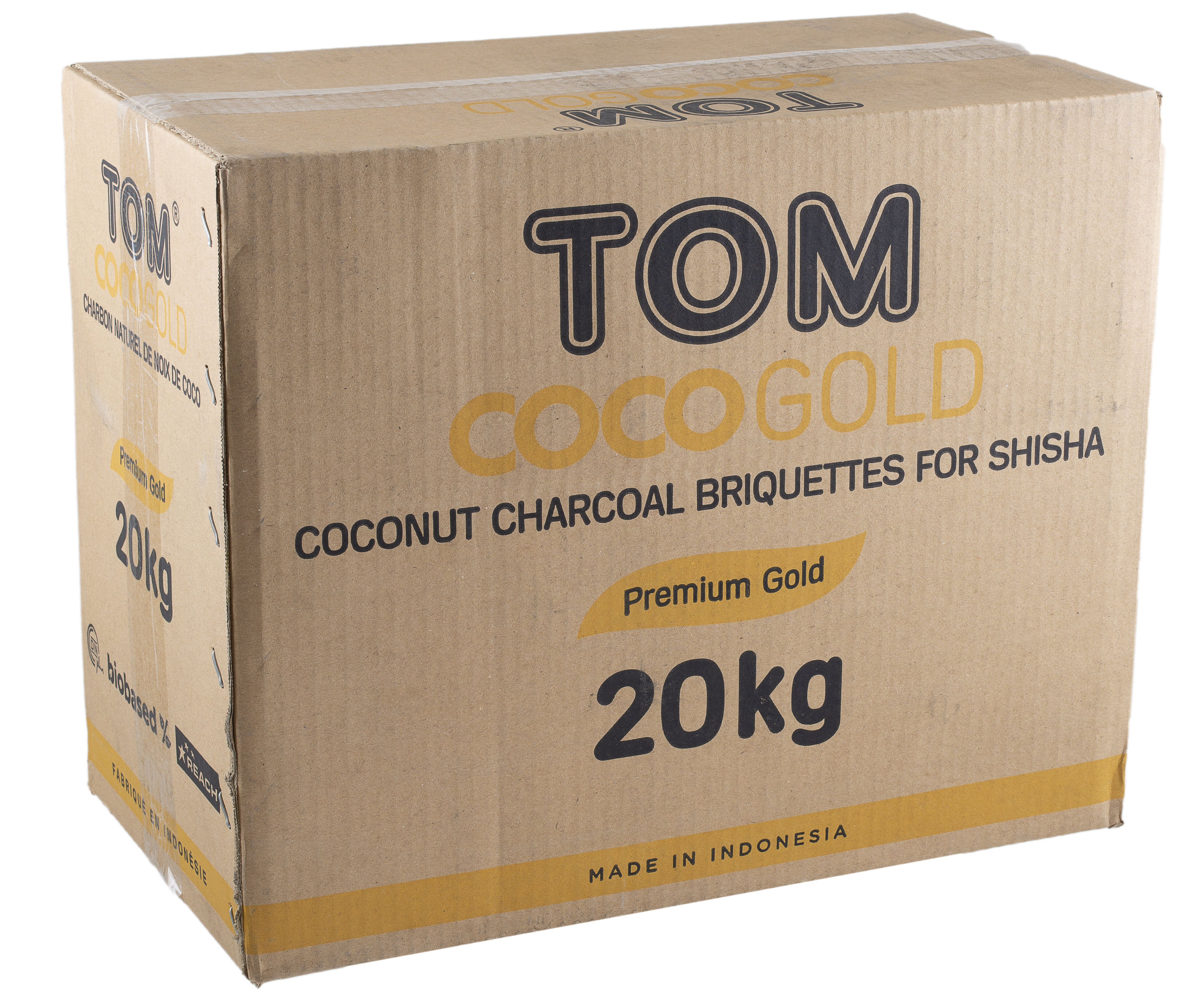 Tom Cococha Naturkohle Gold 25mm 20kg