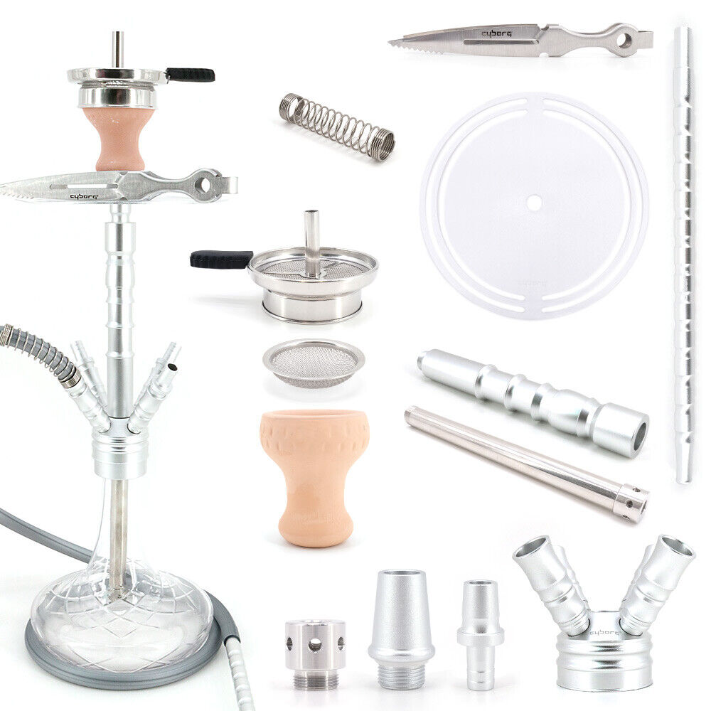 Cyborg Hookah Gotenks Silver 1.0 Cyborg Hookah Gotenks Silver 1.0
