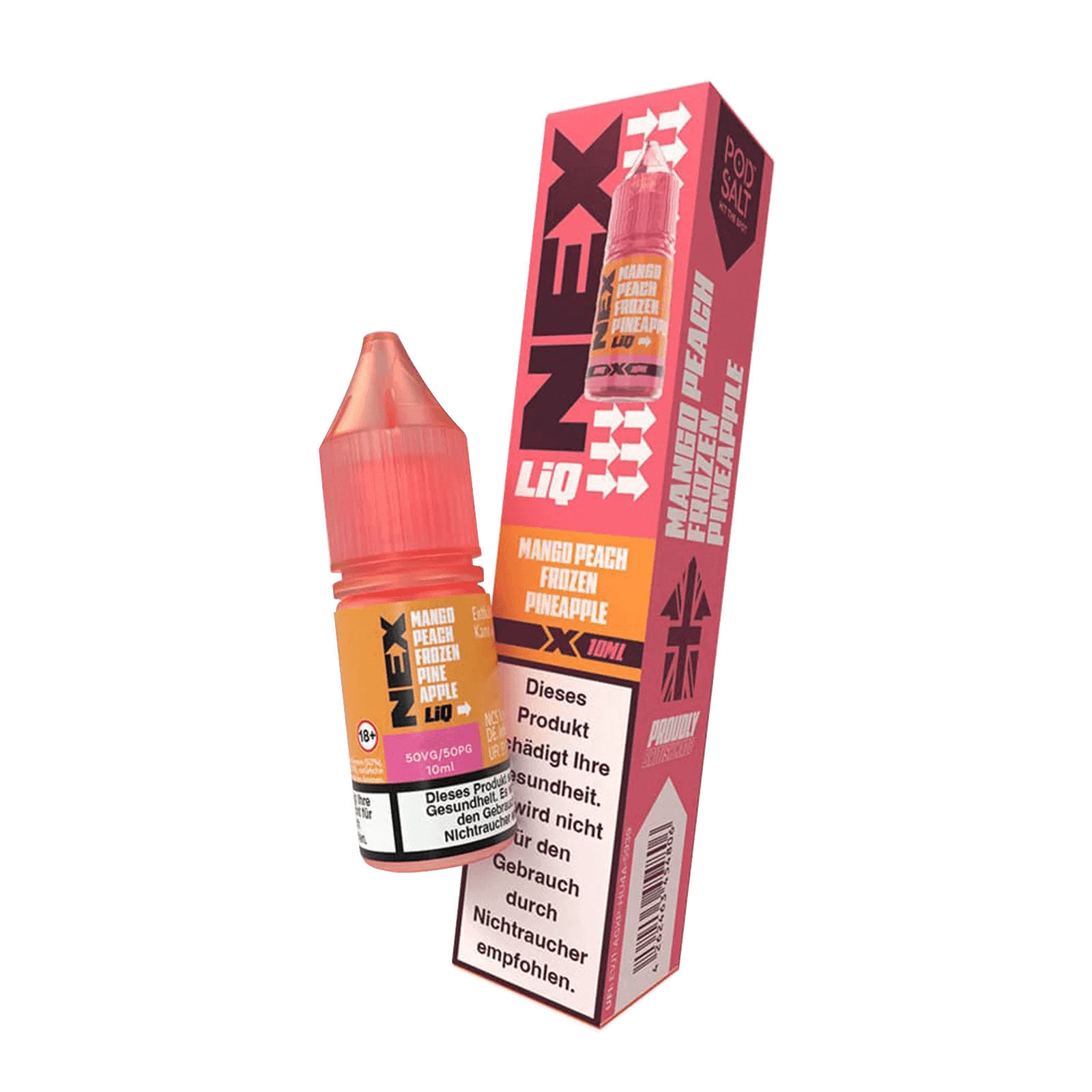 Nexliq Liquid 10 ml Nikotinsalz Mango Peach Frozen Pineapple-20mg