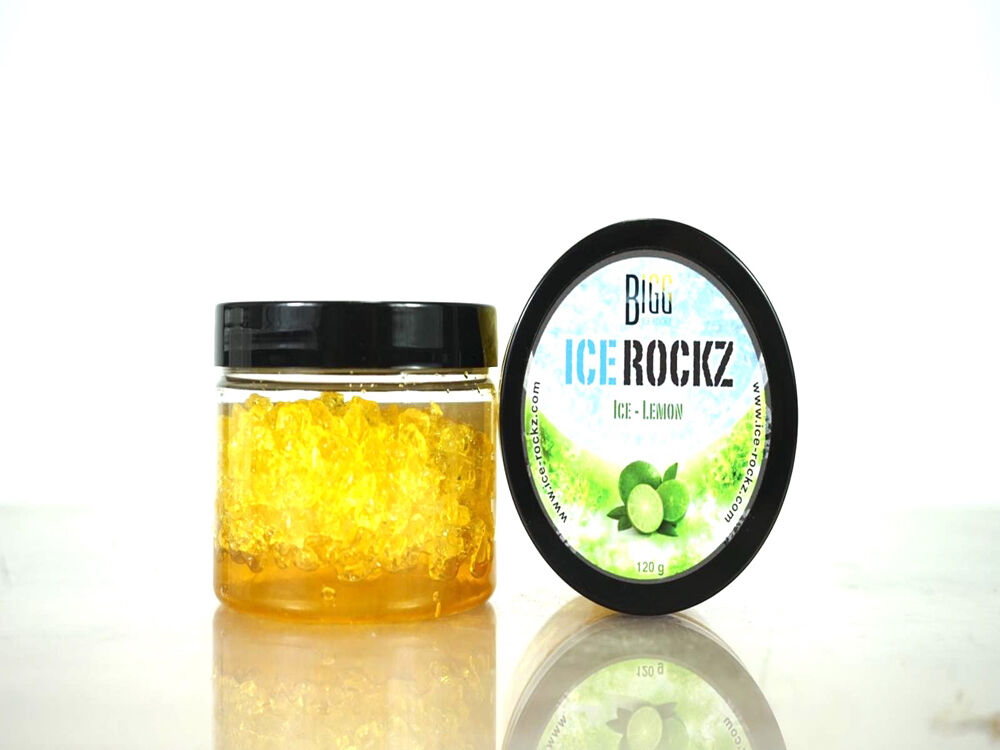 Bigg Ice Rockz Dampfsteine Ice Lemon 120g