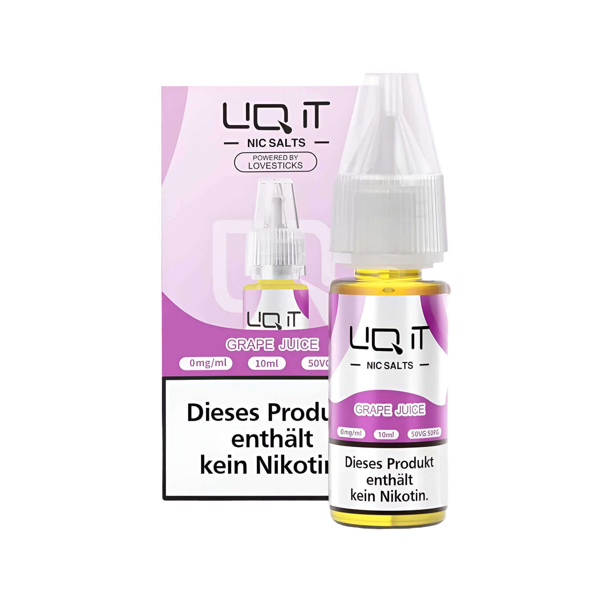 Lovestick LIQ IT 10ml Grape Juice-0mg