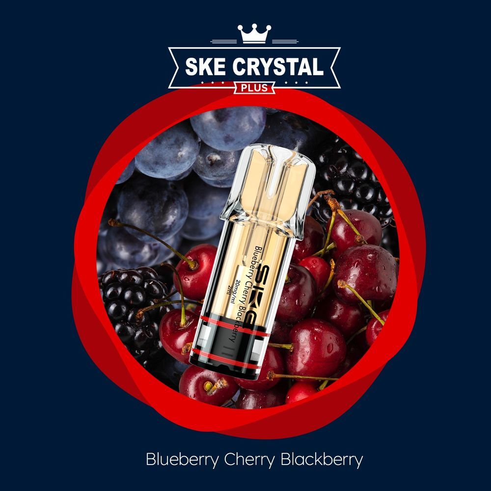 Crystal SKE Plus Pods Blueberry Cherry Blackberry