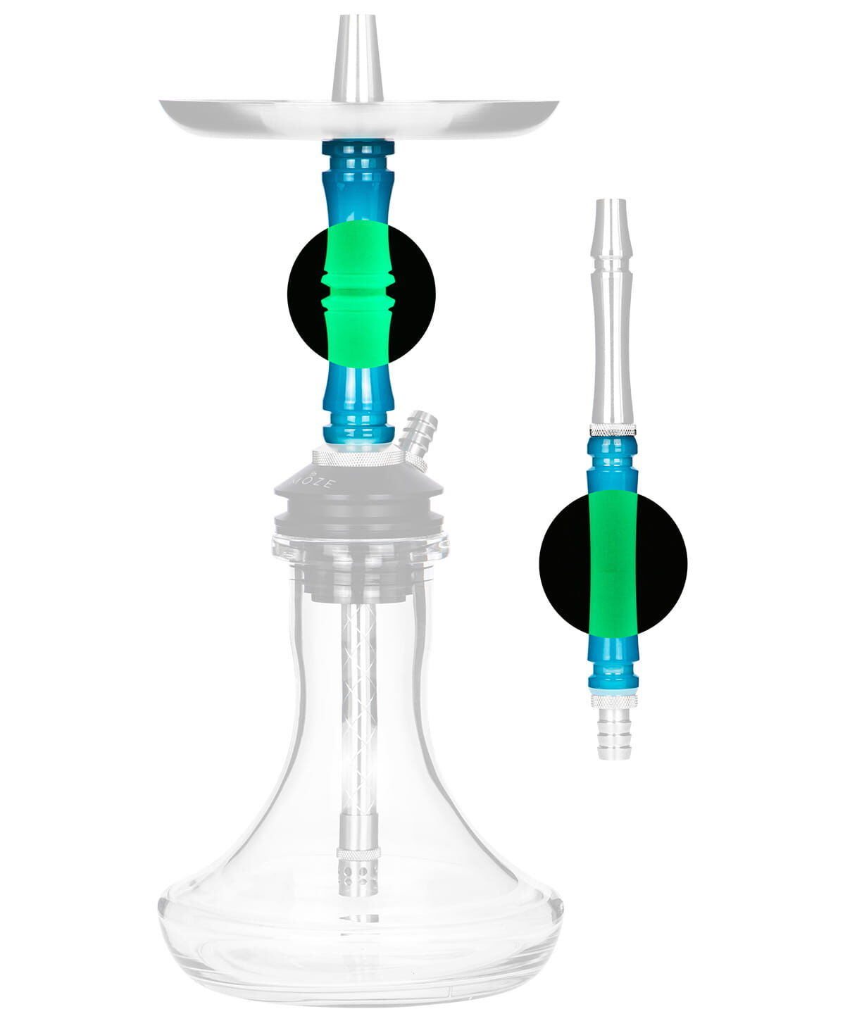 Moze Breeze Two Glow in the Dark Sleeve Set Blue Moze Breeze Two Glow in the Dark Sleeve Set Blue