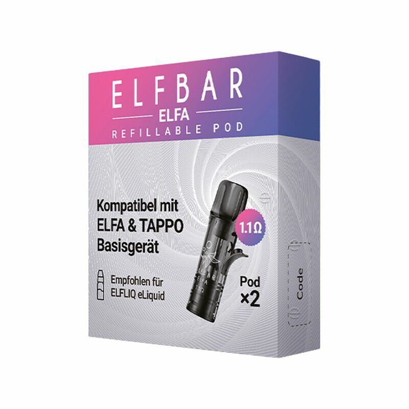 Elfbar ELFA Refillable Pods (2 pcs)  0,8 ohms