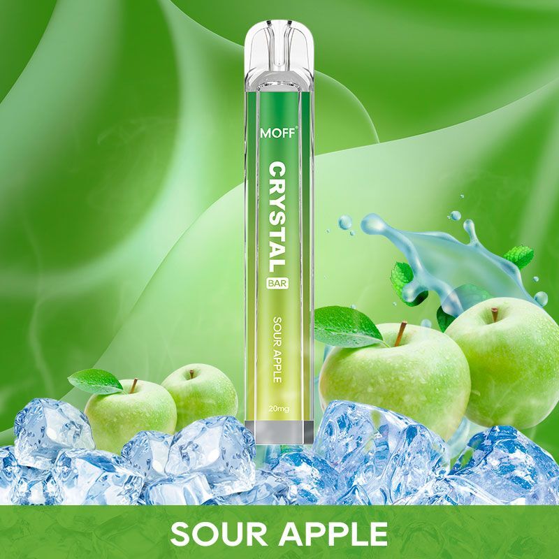 Crystal Moff Einwegvape Sour Apple Crystal Moff Einwegvape