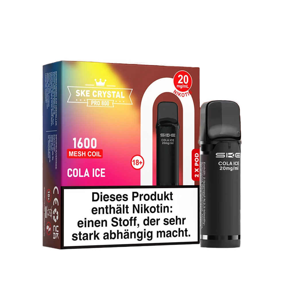 SKE Crystal Pods Pro 800 Cola Ice