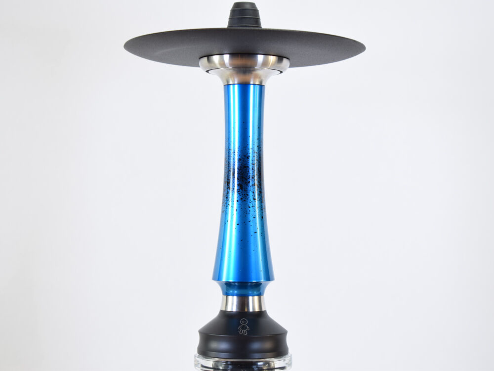 Voodoo Hookah Blue with Black Dots Voodoo Hookah Blue with Black Dots