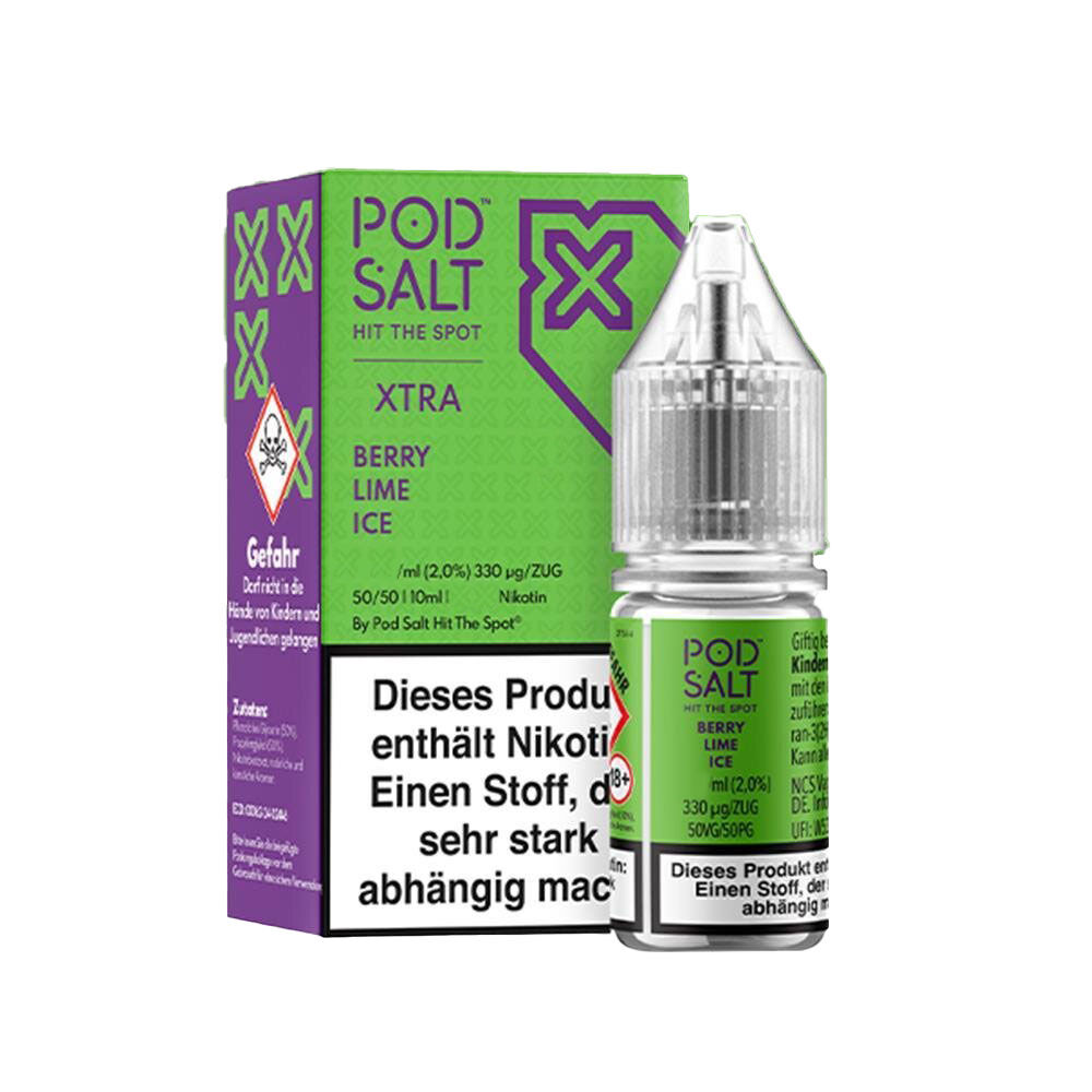 Pod Salt Nikotinsalz 10ml PX Berry Lime Ice-10 mg