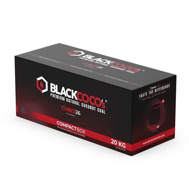 Black Cocos Naturkohle 26mm Gastro 20Kg