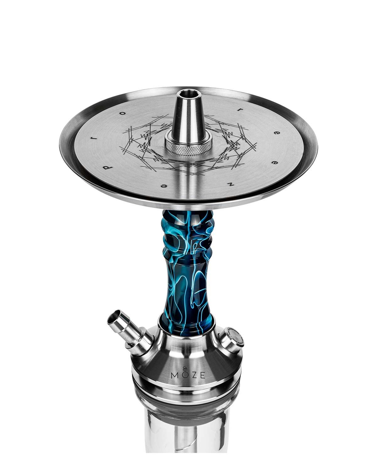 Moze Breeze Two Pro Shisha Blue Yellow