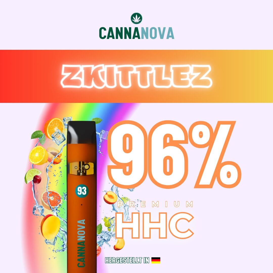 Cannanova HHC Vape 1ml Skittlezz 96% HHC
