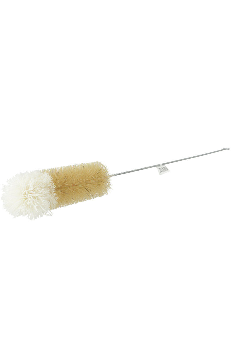 AO Bowlbürste mit Wollkopf 65cm Weiss