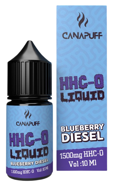 CanaPuff HHC-O Liquid 10ml 1500mg Blueberry Diesel