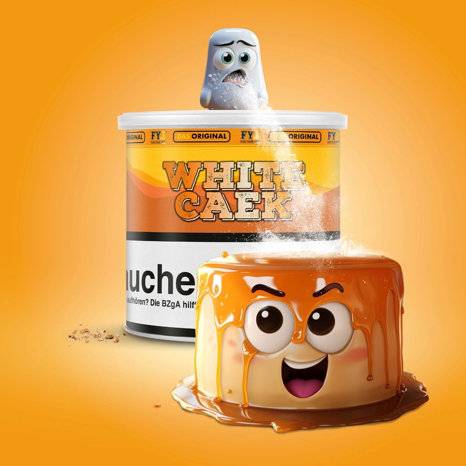 Fog Your Law Dry Base mit Aroma 70g Dark White Caek Alman Fog Your Law Dry Base mit Aroma 70g Dark White Caek Alman