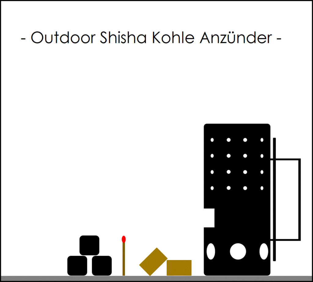 Sheeshaya Outdoor Shisha-Kohle Anzünder