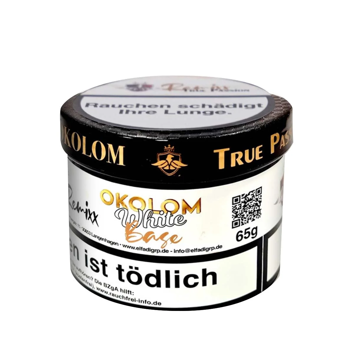 True Passion Remixx Base Pfeifentabak 65g Okolom White