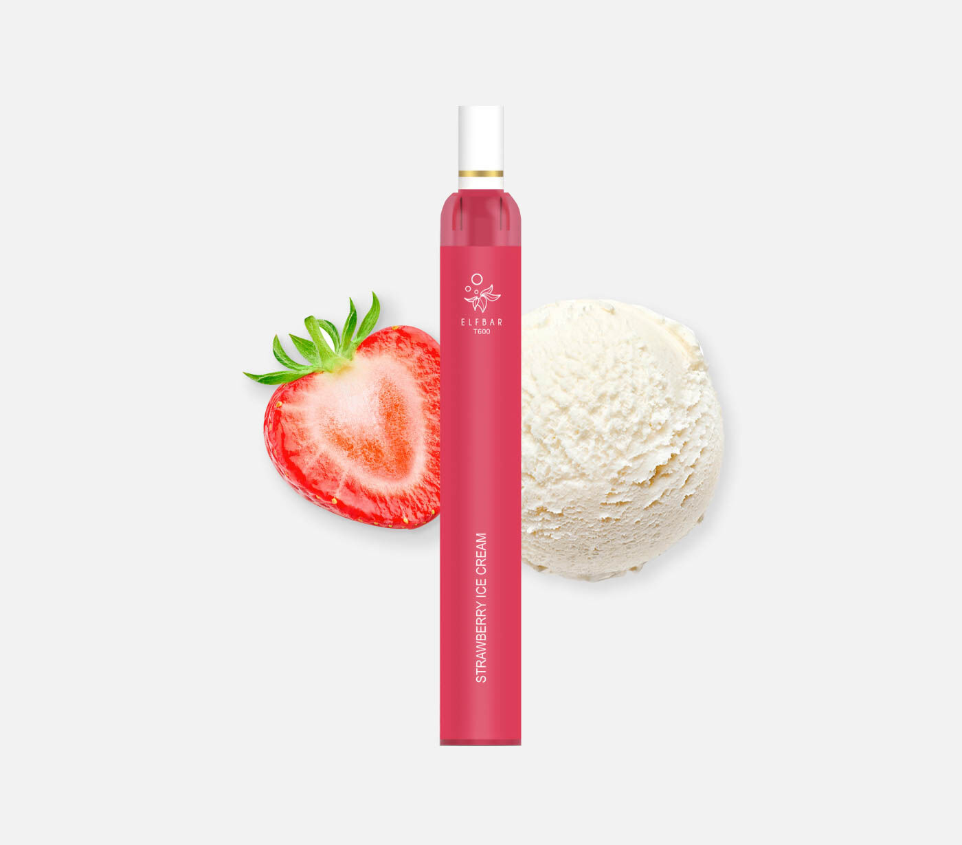 Elf Bar T600 Einwegvape Strawberry Ice Cream