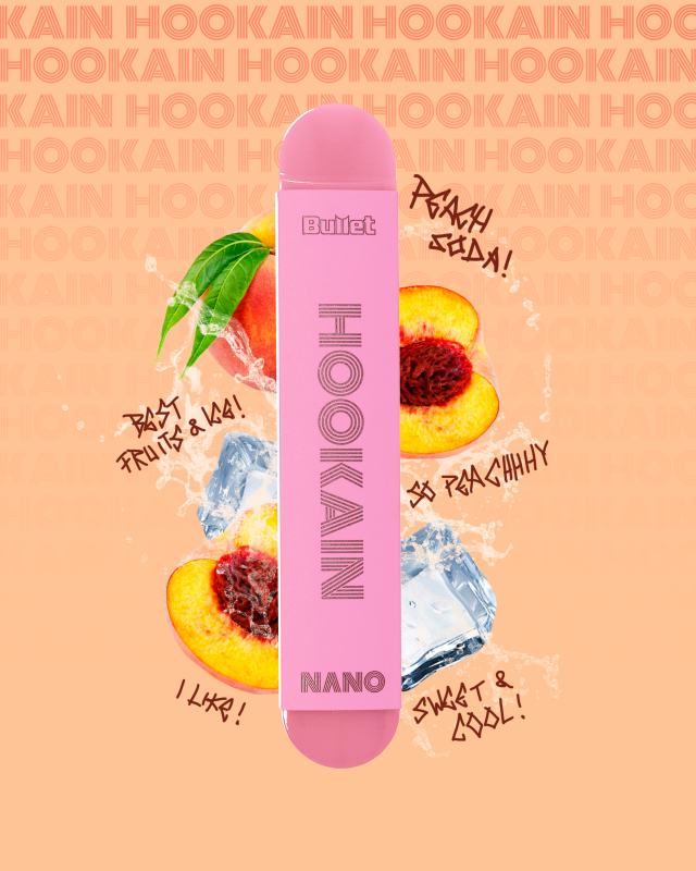 Hookain Nano X Vape Peach Soda