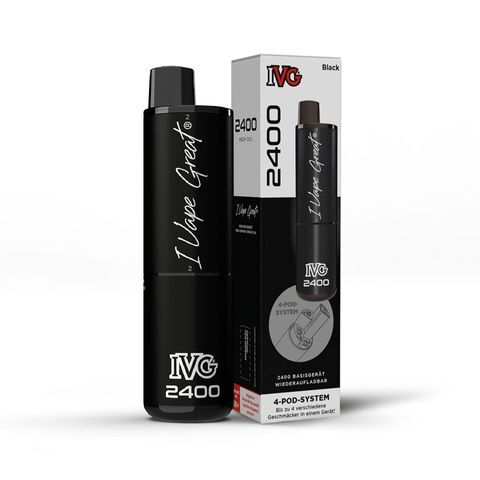 IVG 2400 4 Pods System Device Black IVG 2400 4 Pods System Device