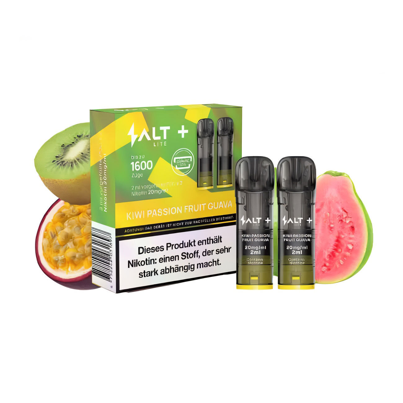 Salt Plus Lite Pods 20mg Kiwi Passion Fruit Guave